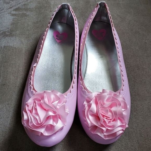 STRIDE RITE Shoes Ballet Flats Esme Pink Patent Leather SZ 4 - Picture 4 of 9